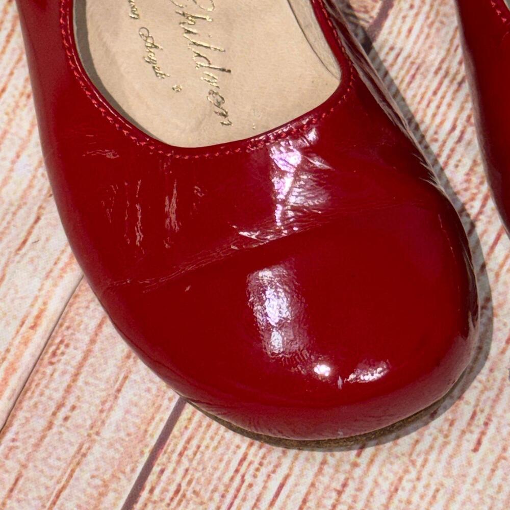 Strasburg Children Red Patent Leather Mary Jane Shoes Size 8 - Picture 2 of 7